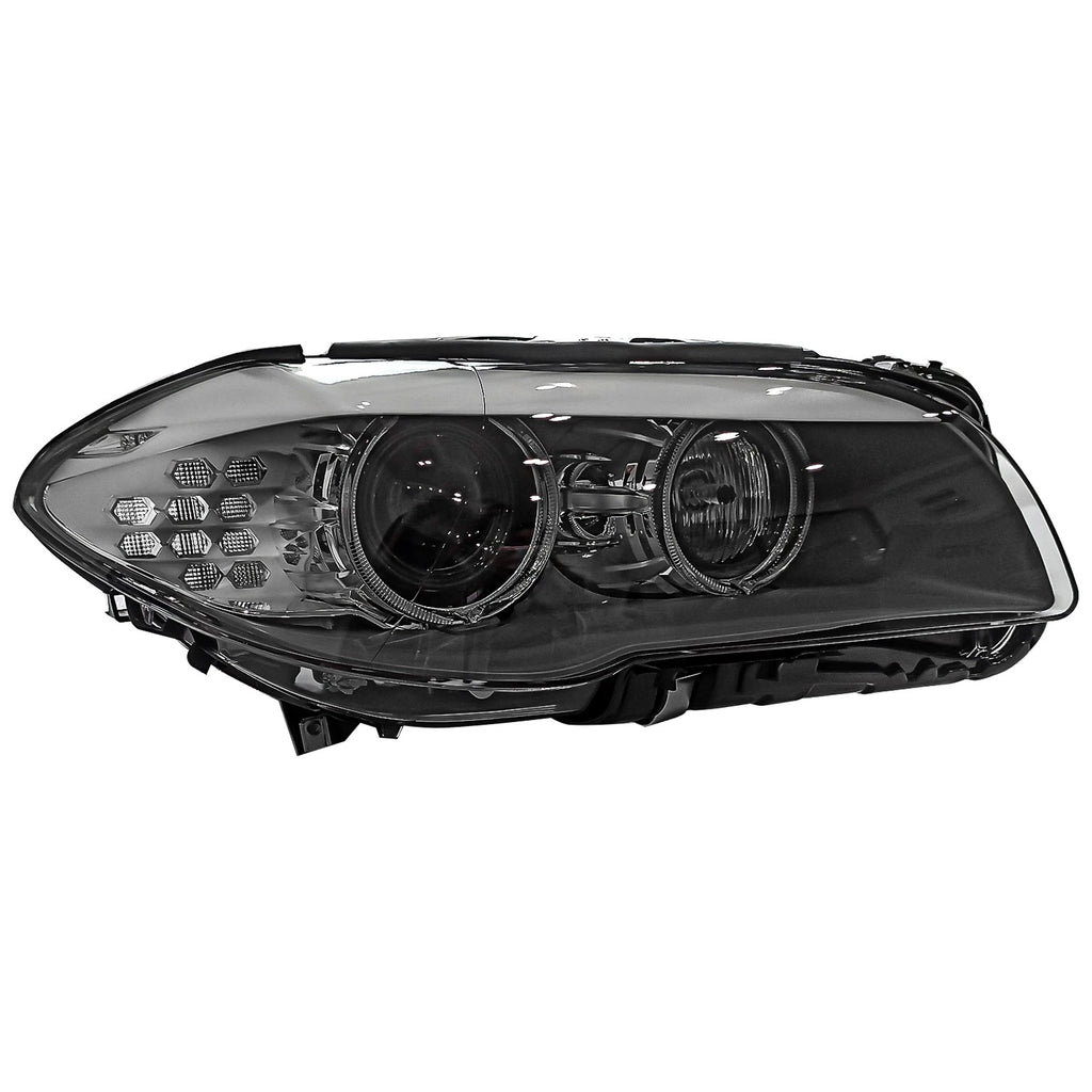 Right Xenon Headlight Housing for BMW 528i 535i 550i (2011-2013)