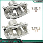 Front Brake Calipers w/ Bracket for Hyundai Accent Kia Rio (2012–2017)