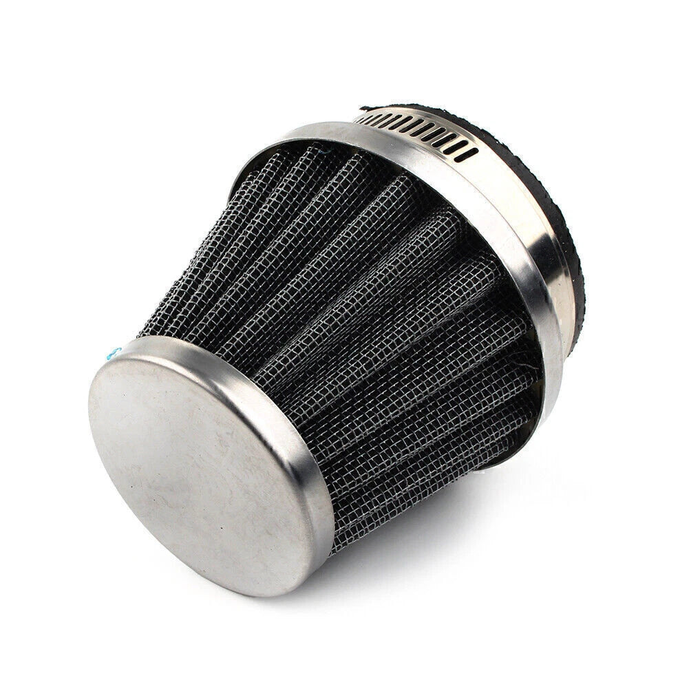 50mm Chrome Air Filter for Honda Yamaha Suzuki Motorcycle ATV