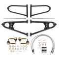 Adjustable Front A Arms with Brake Lines Clamps for Yamaha YFZ450 LE SE (2004–2005)