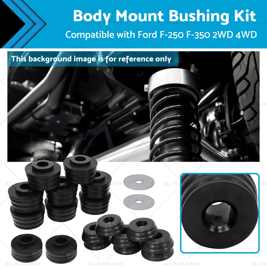 Body Mount Bushing Kit for Ford F250 F350 Super Duty (1999–2018)