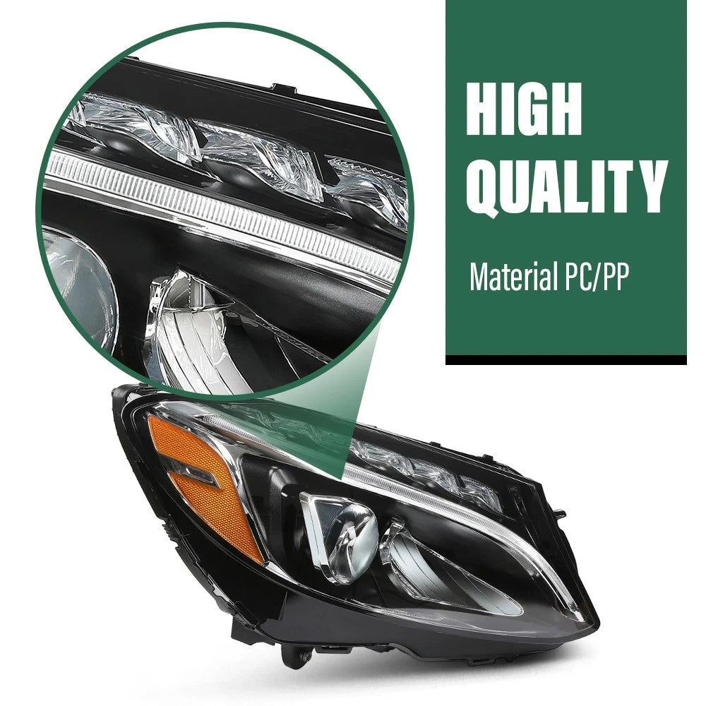 LED Headlight Right Side for Mercedes Benz C-Class W205 (2015–2018)