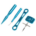 Fishing Reel Tool Set with Storage Box for Aluminum Alloy (Universal)