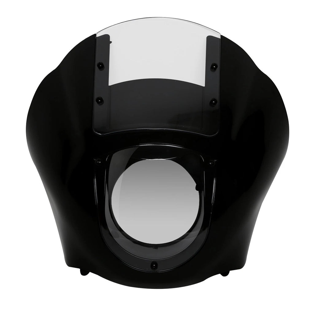 Quarter Front Headlight Fairing Windshield for Harley Dyna (39mm Fork Clamps)