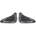 Black Gloss Driver/Passenger Side Rear Set 2-Pieces Daytime Running Light Covers
