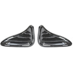 Black Gloss Driver/Passenger Side Rear Set 2-Pieces Daytime Running Light Covers