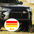 Tri-color grille sticker for Toyota Tacoma (2016–2020)