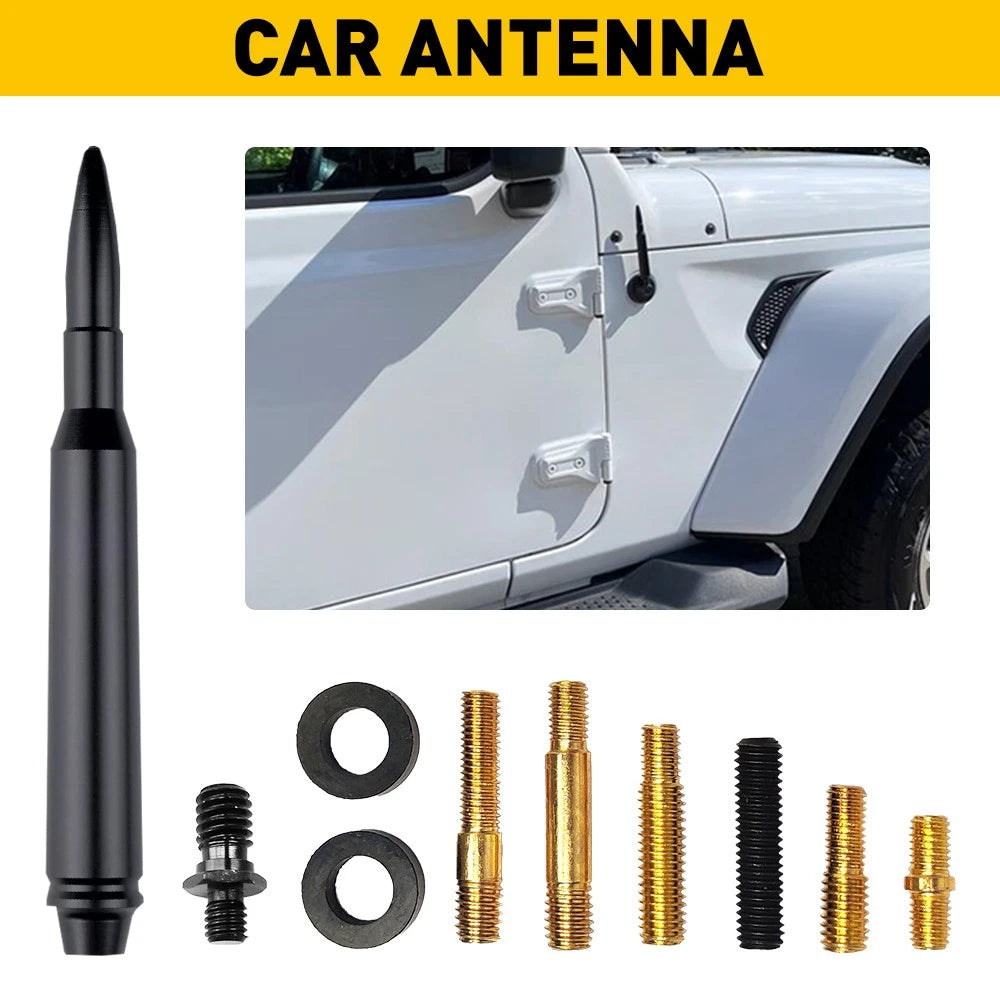 5.7 Inch Bullet Antenna Mast for Jeep Wrangler JK/JL Gladiator (2007–2023)
