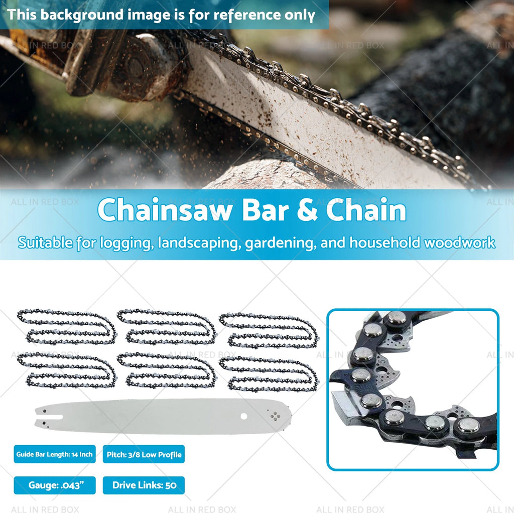 14'' Chainsaw Bar Chain 3/8LP .043 50DL for Stihl 211 241 C-M (2011–2023)