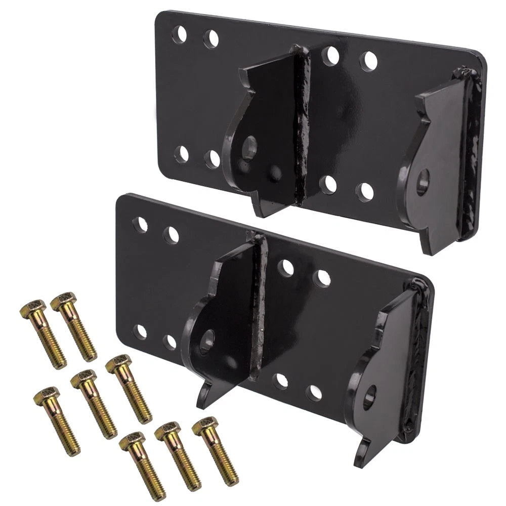 Engine Mount Adapter Plates Set of 2 with Bolts for Chevy C10 LS LSX (1960–1987)