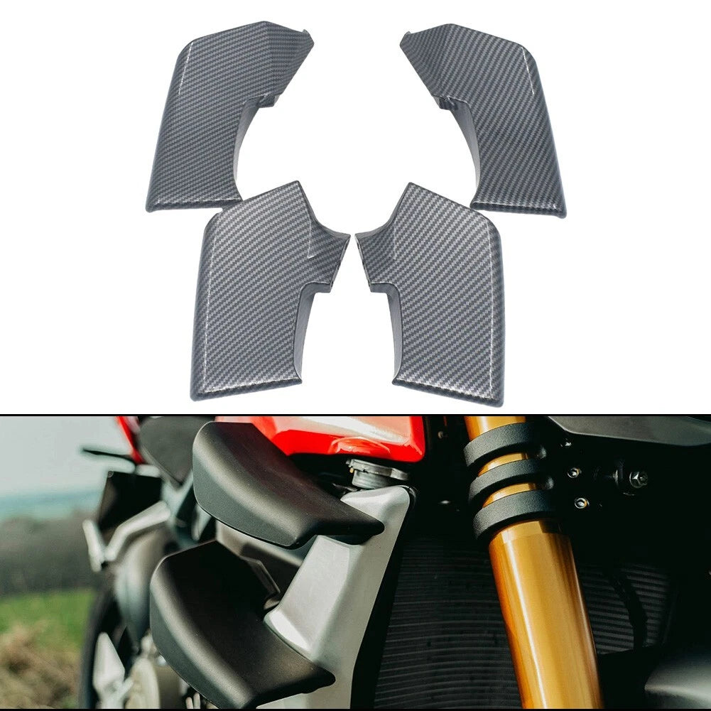Carbon Fiber Spoiler Fixed Winglets for Ducati Streetfighter V4/S/SP V2/S