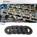 Set of 5 Oil Seal Rotary Shaft Seal Nitrile Rubber 48x100x10mm