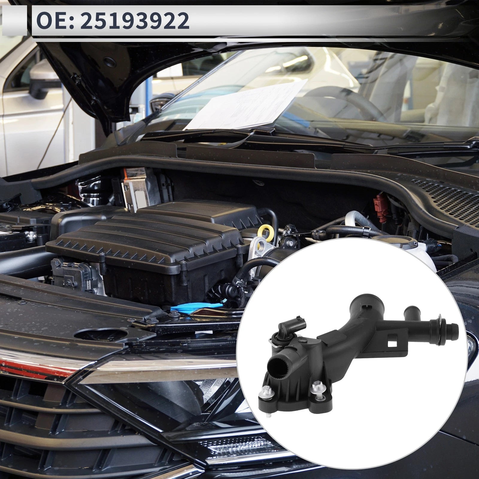 Engine Coolant Thermostat Housing Assembly for Buick Encore, Chevrolet (2013–2021)