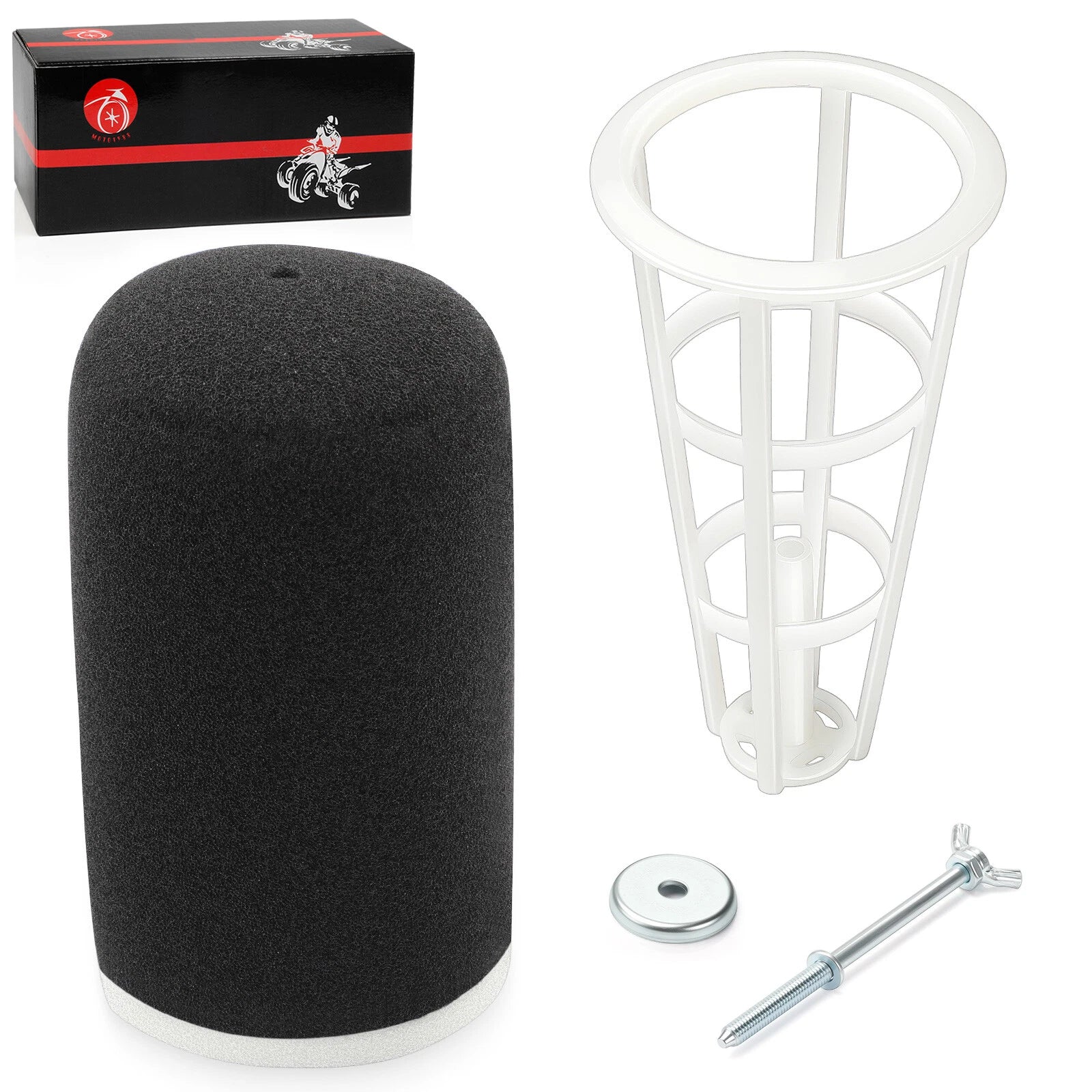 Air Filter Cleaner & Cage Cone for Yamaha Raptor 700 2006-2024
