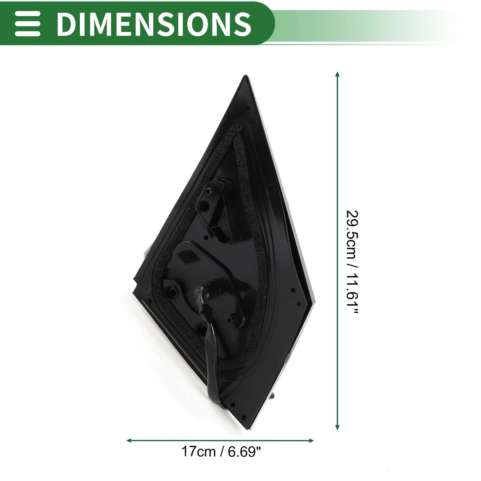 Left Side Door Mirror for Toyota Corolla (Non-Heated) (2014–2019)