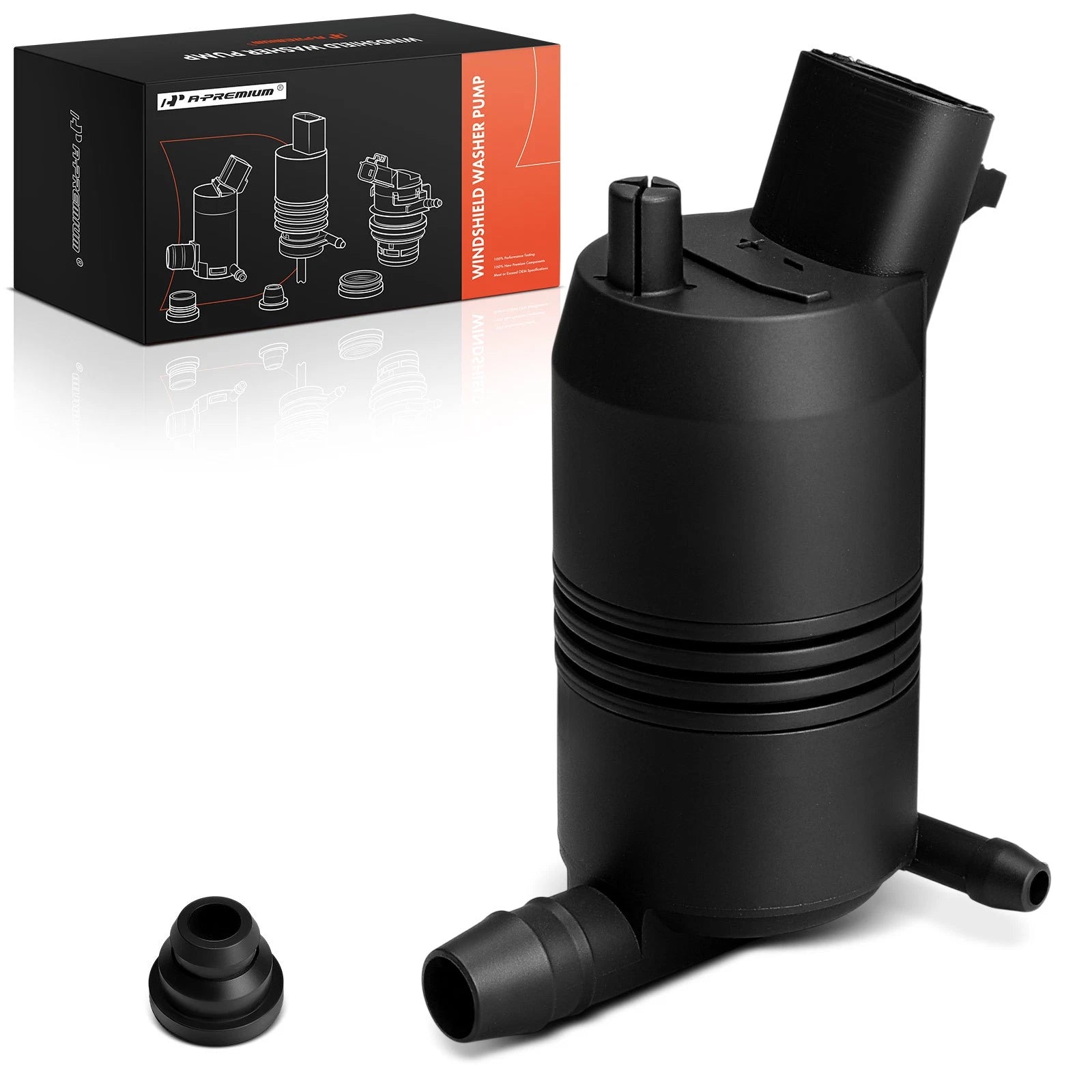 Windshield Washer Pump with Rubber Grommet for Toyota Camry 