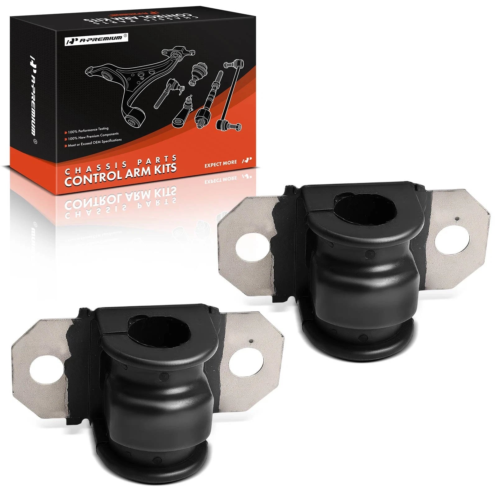 2X Front Stabilizer Bar Bushings for Ford Fiesta (2011–2019)