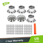 Set of 33mm Chrome Lug Nuts for Semi Truck (YYYY–YYYY)