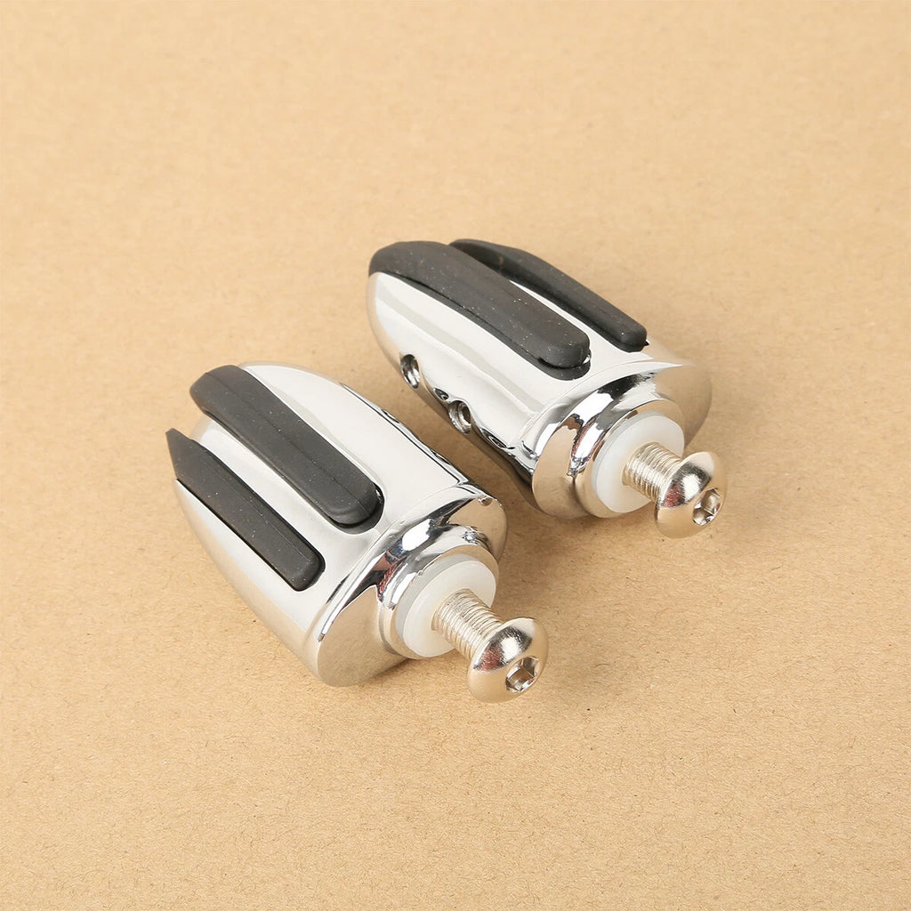 2X Pilot Shifter Pegs for Harley Electra Street Road King Tri Glide Chrome
