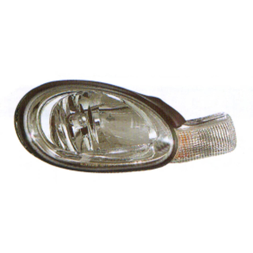Replacement Passenger Side Head Light Assembly w/Chrome Bezel