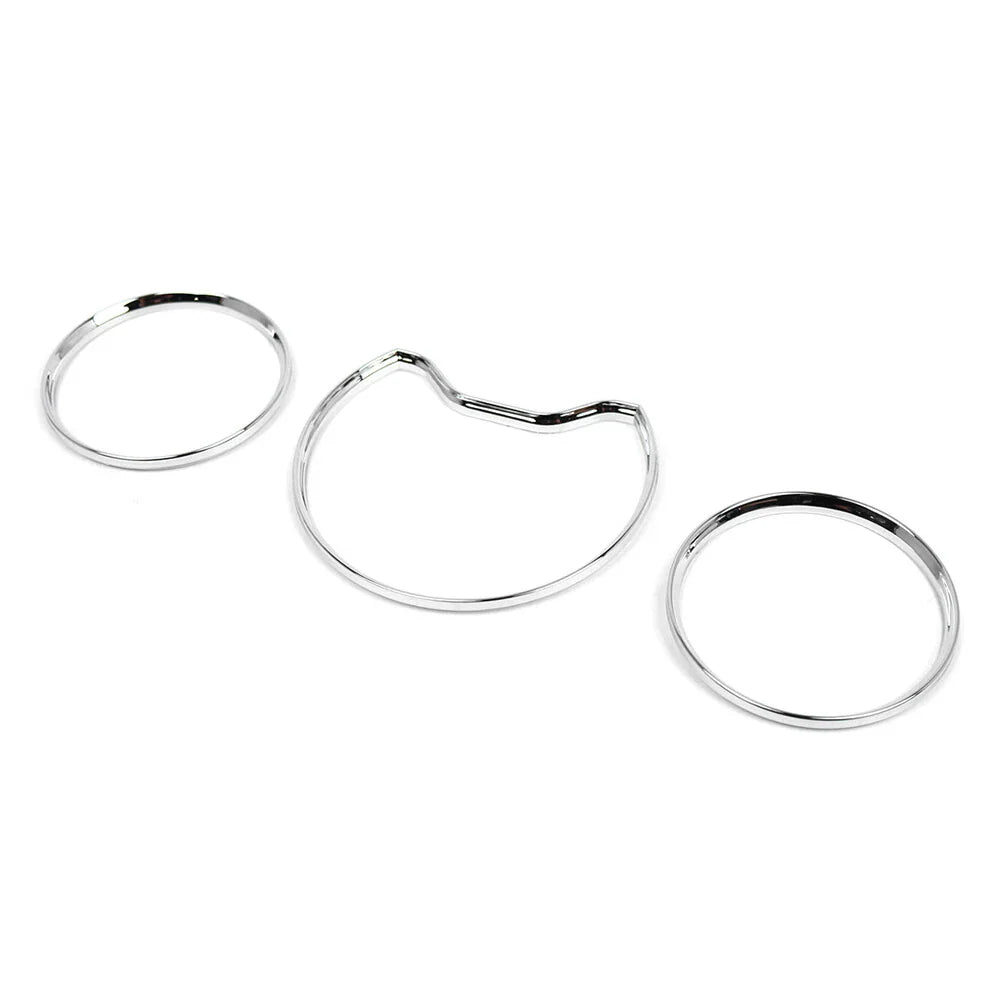Speedometer Gauge Dial Rings Bezel Trim for Mercedes Benz C E CLK Class (2003-2009)