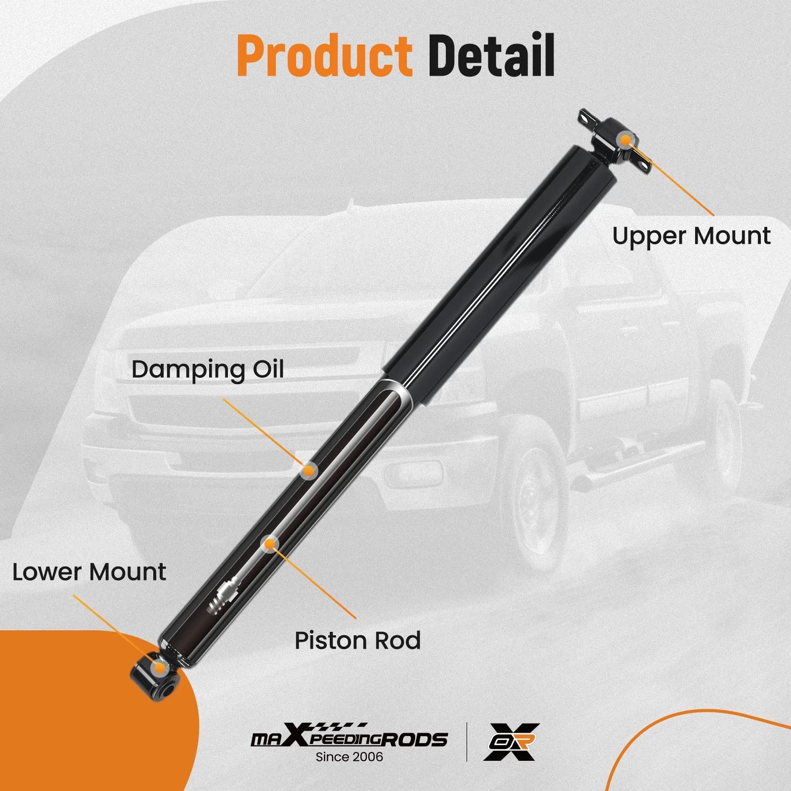 Front Rear Shock Absorbers Assembly for Ford Explorer (1991–1994)