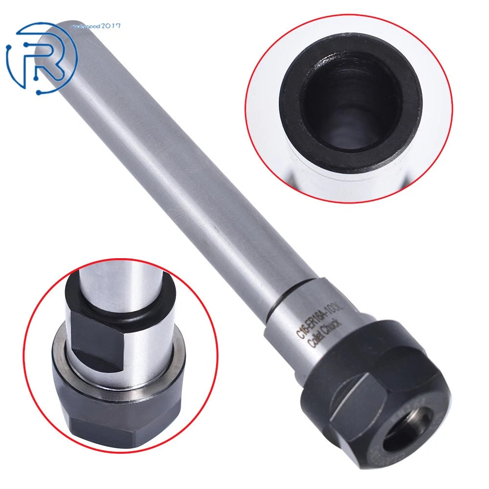 10 Pack ER16 Collet Straight Shank Chuck Tool Holder for CNC Milling C16 100L