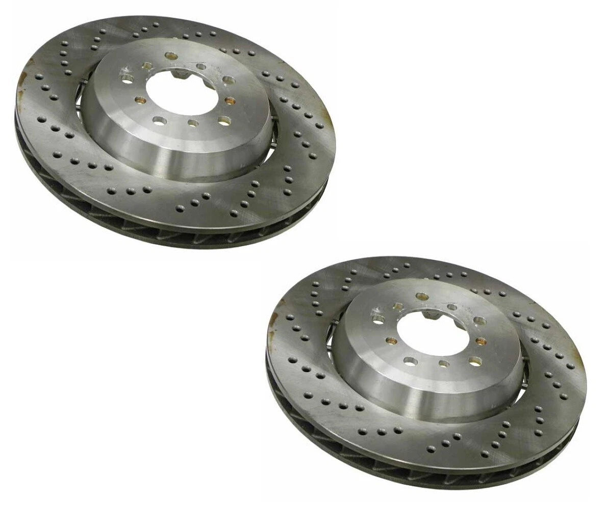 Set of 2 Front Zimmermann Brake Disc Rotors for BMW Z4 M (2006–2008)