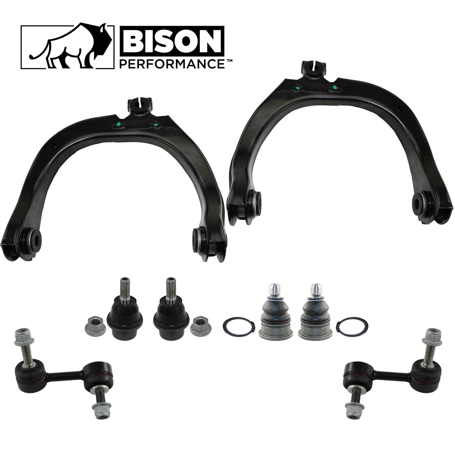 8pc Front Control Arms Tie Rods Ball Joints Kit for Chevy GMC