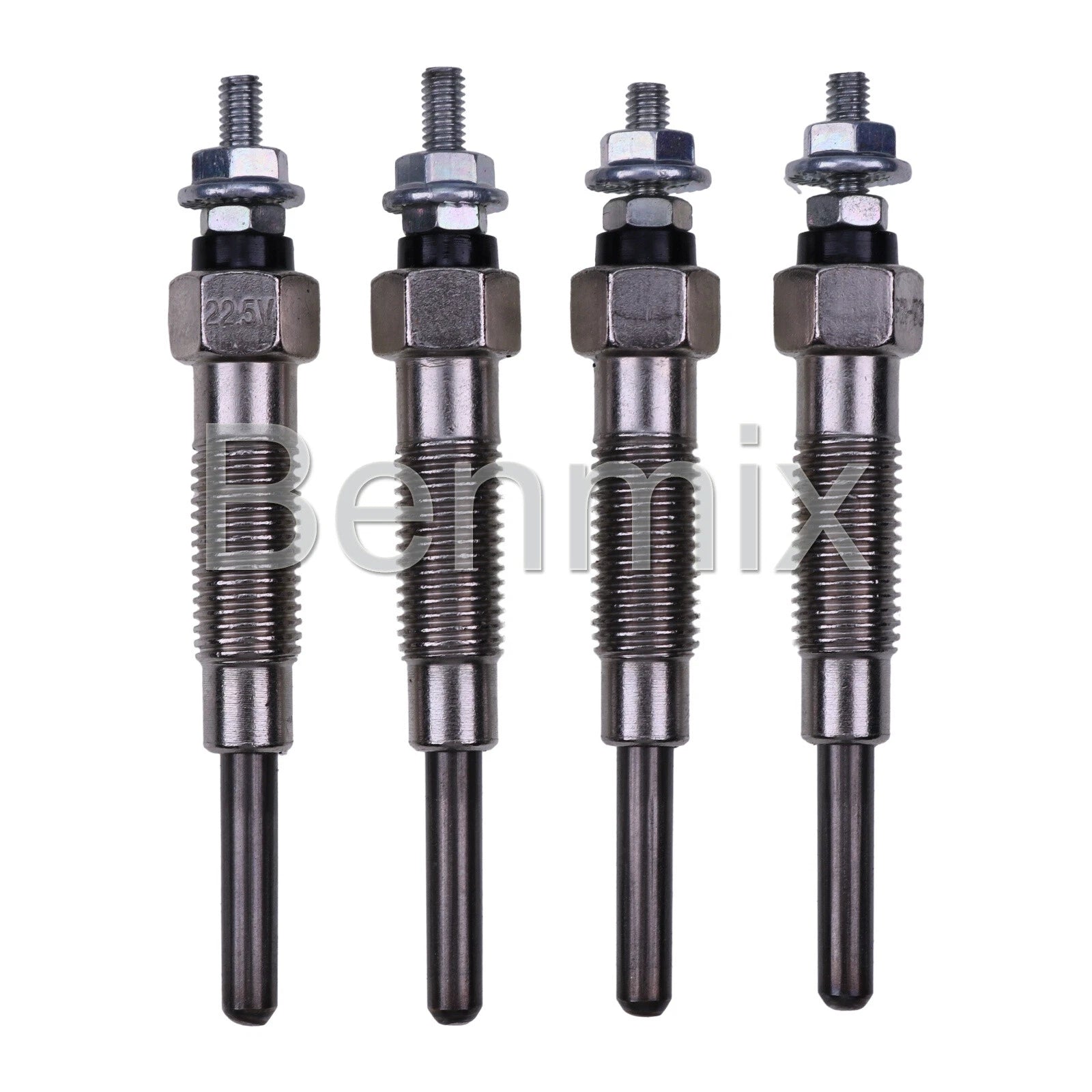 4X Glow Plugs AG34466-31302 for Mitsubishi Forklift FD20-F18A (S4E S6E S6S)