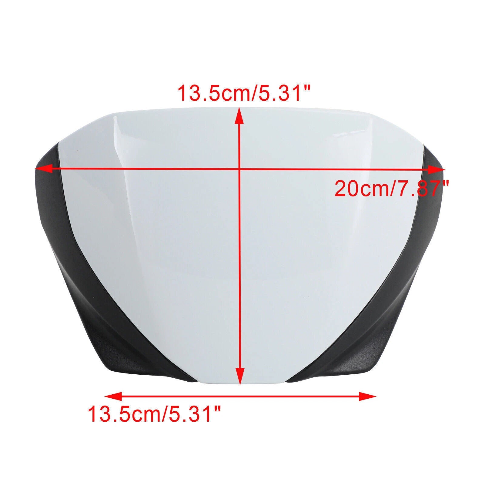 Windshield Fairing Deflector for Trident 660 (2021–Present) - White