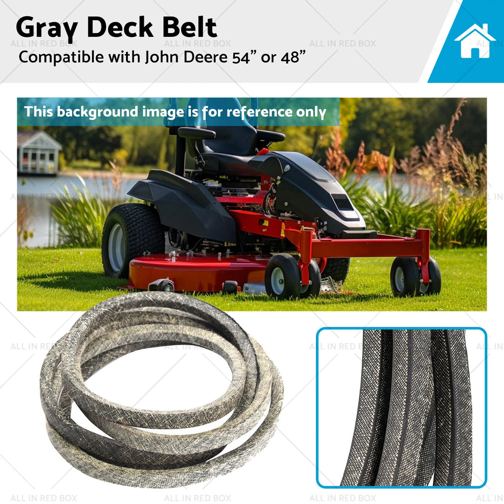 Gray Deck Belt for John Deere Z425 Z435 Z445 (48" or 54") M158131 M154296