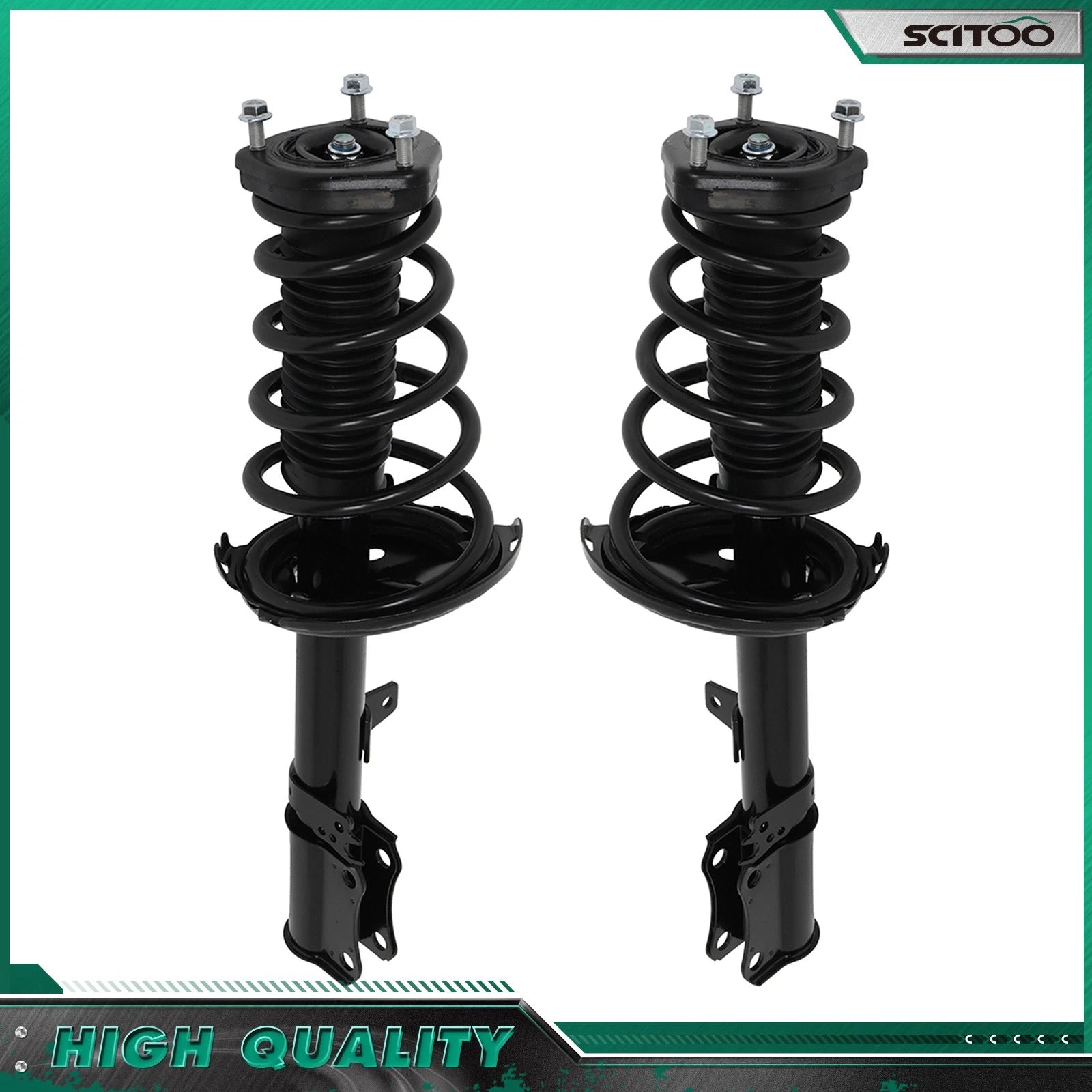 Rear Shock Struts w/ Coil Spring for Toyota Highlander (2004–2007)