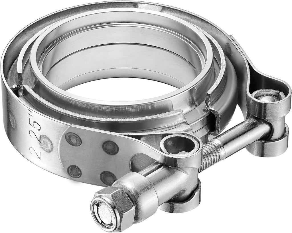 2.25 Inch V Band Clamp with Stainless Steel Flange for
