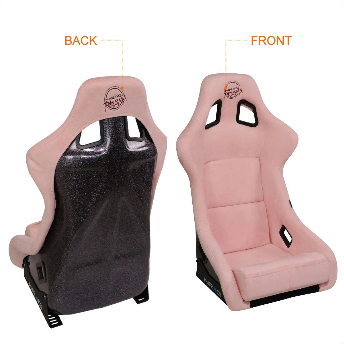 NRG FRP-302PK-PRISMA Bucket Racing Seat for Universal Fit (Large Size)