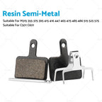 4-Pairs Disc Brake Pads for Shimano Mountain Bikes (Hydraulic/Mechanical)