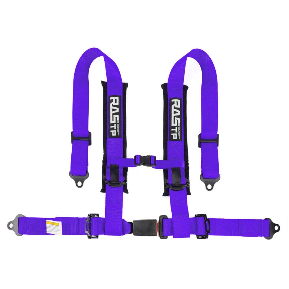 4 Point Racing Seat Belt Harness for Universal Fit (2" Straps)
