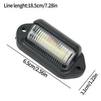 LED License Plate Light Lamp Bulbs 12V 1.2W 2 x Screw Set for Car