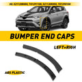 Set of 2 Front Bumper End Caps for Toyota RAV4 (2016–2018) Textured