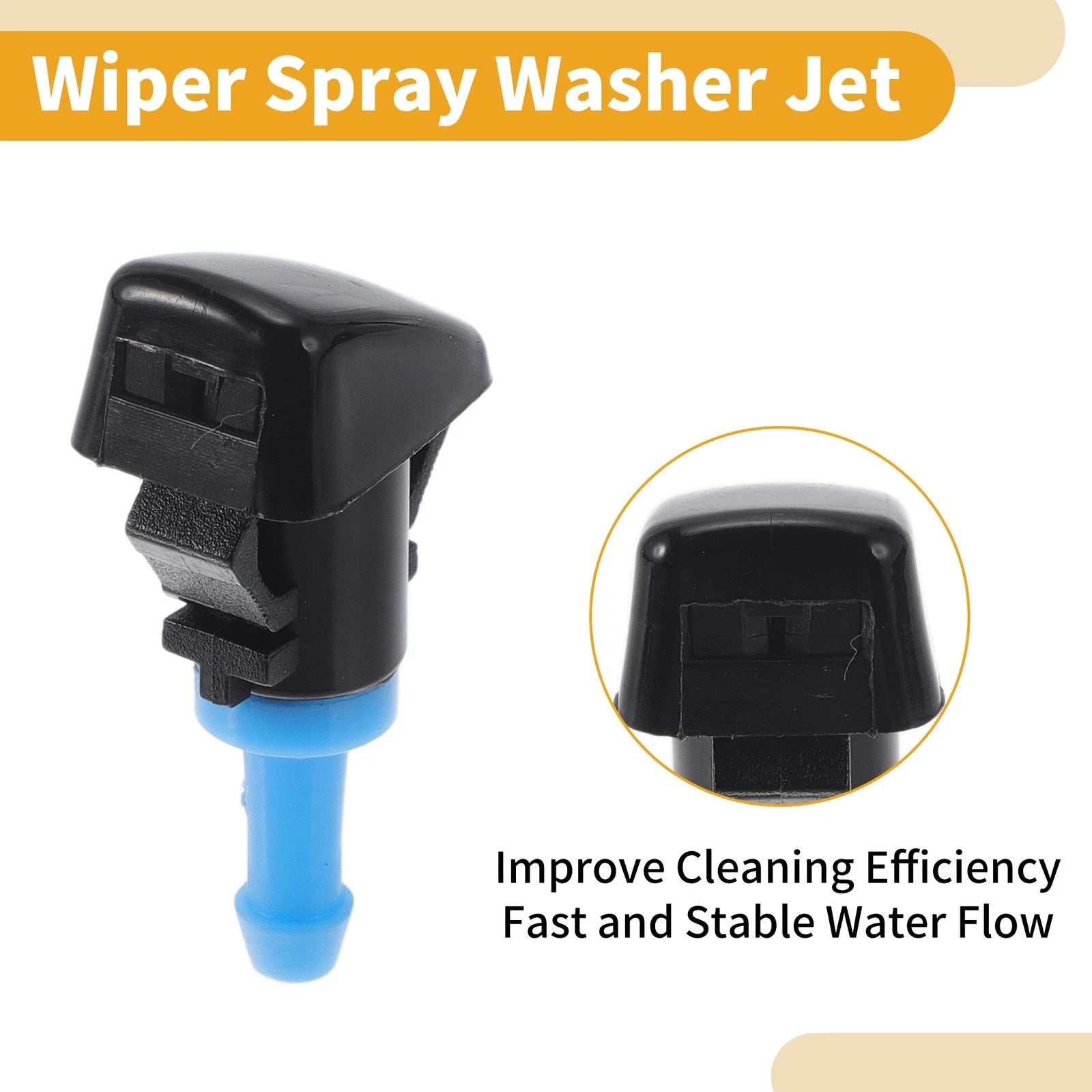 Windshield Washer Nozzle Kit for Jeep Compass (2007–2010) No. 4805742AB, Gaskets