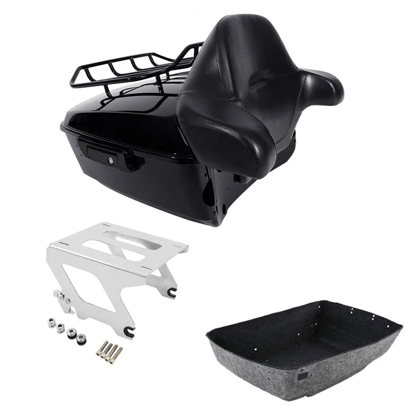 Trunk Backrest Solo Mount Rack for Harley Low Rider FXLR (2018–2025)