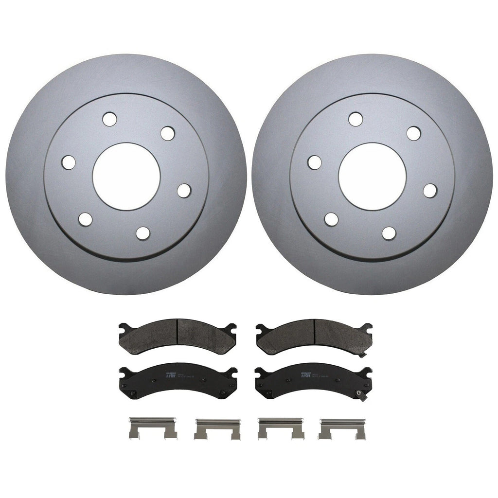 Front Brake Kit 305mm Rotors TRW Metallic Pads for Silverado Sierra 1500 (2007–2013)