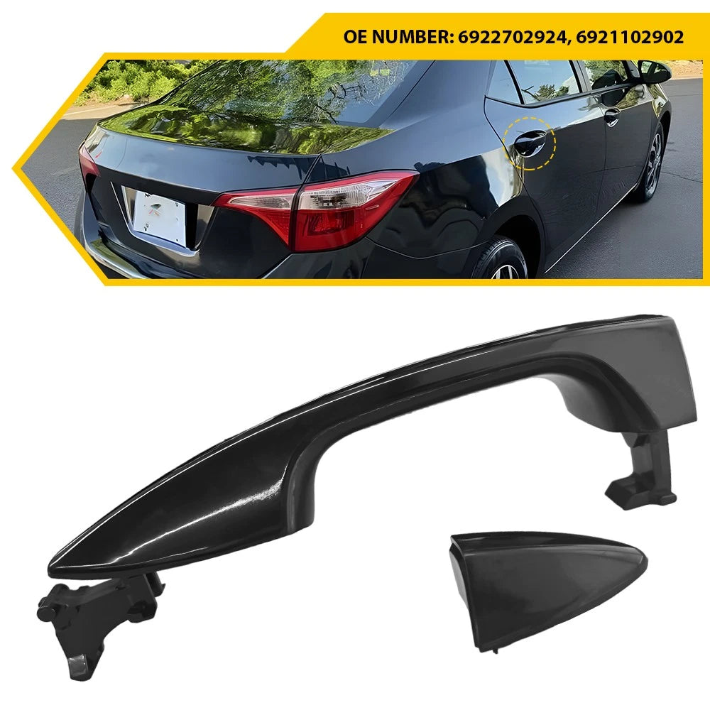 Rear Right Door Handle for Toyota Corolla (2014–2019) Black