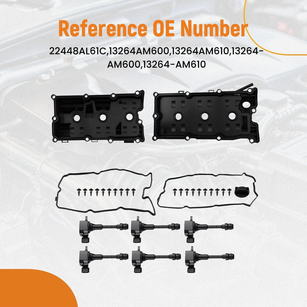 Engine Valve Cover Bolts & Coil Kit for Nissan 350Z Infiniti FX35 G35 M35 (2003–2008)