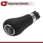 6 Speed Gear Shift Knob for Mercedes-Benz C180 C200 C250 (Plastic Faux Leather)