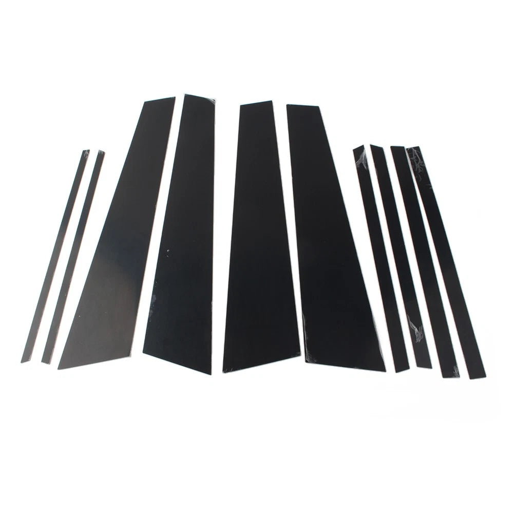Set of 10 Car Door Window Pillar Post Cover Trims for BMW X1 F48 (2016–2021)