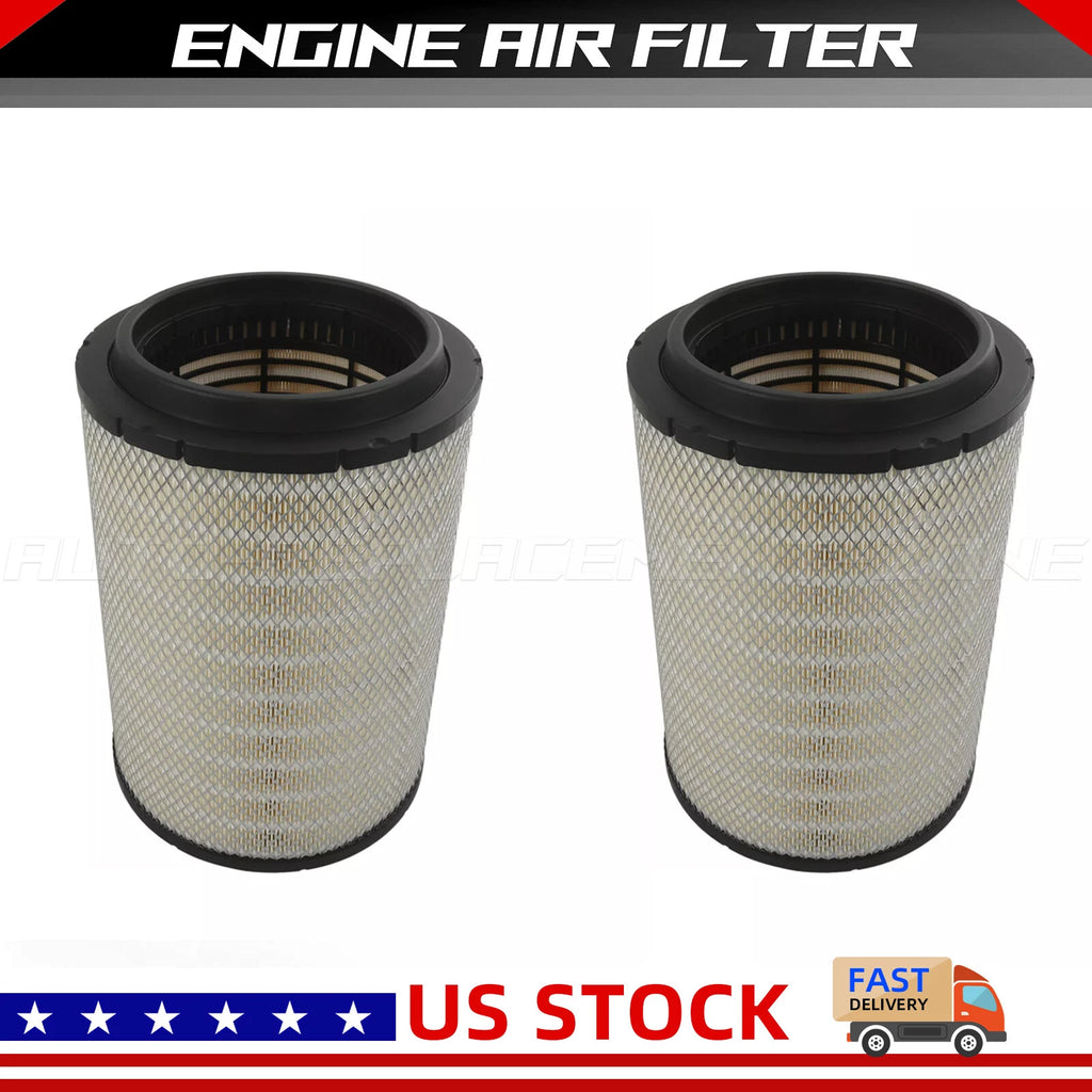 2X Air Filter AF26163M for Volvo VNL VNM Trucks (Replaces AF26472M, 21715813)