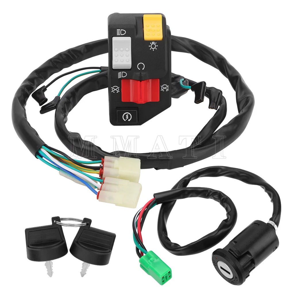 Start Stop Switch & Key Switch for Honda Sportrax 400 TRX400EX (2008)