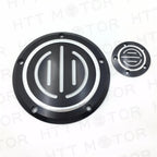 Black Derby Timer Cover for Harley Dyna Sportster XL 883 1200 (2004–2023)