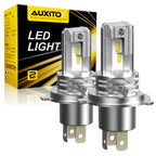 Set of 2 LED Headlight Bulbs for H4 9003 (20000LM, High Low Beam)